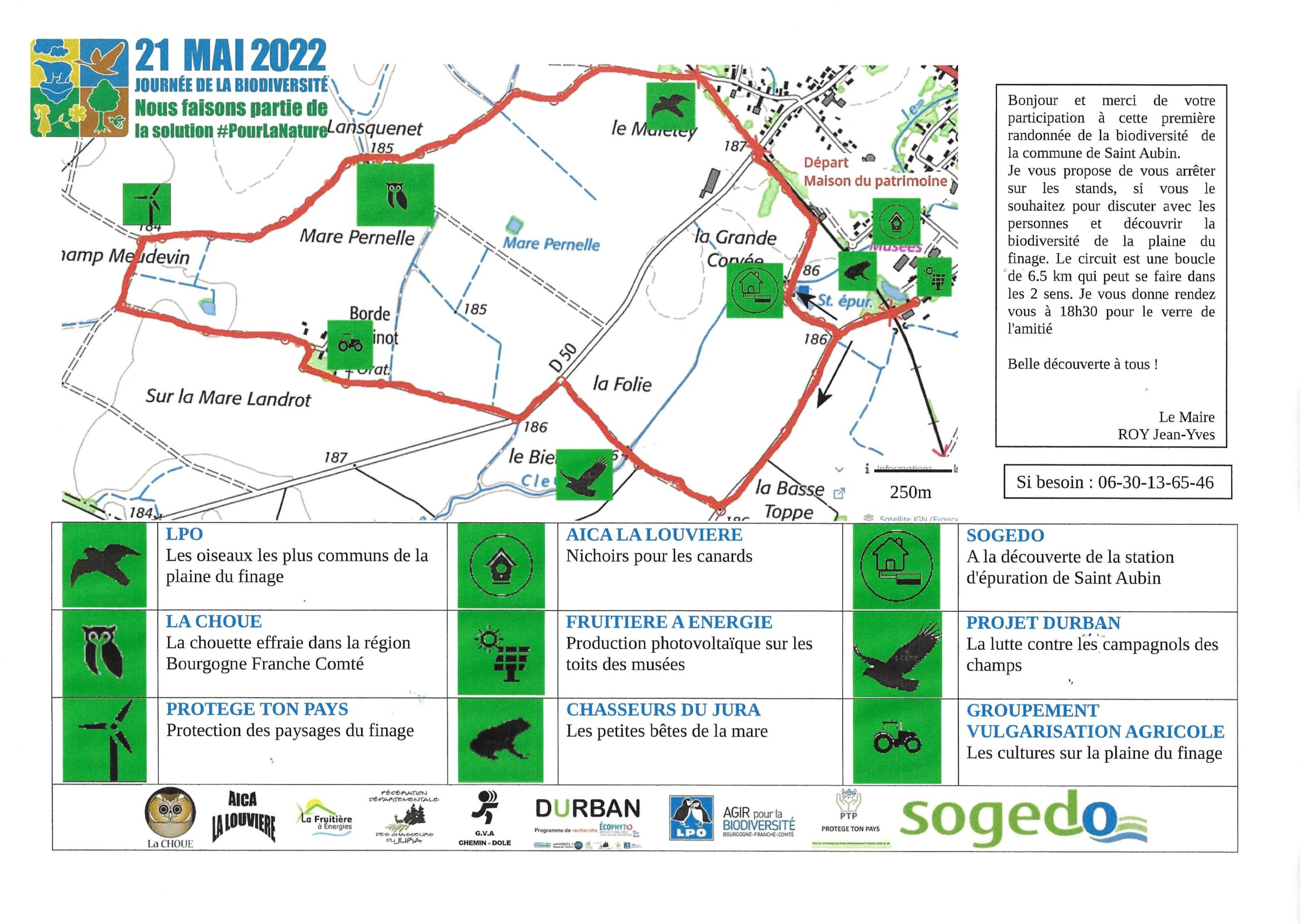 Saint-Aubin (Jura) : toutes les précisions sur la journée de la biodiversité du samedi 21 mai 2022