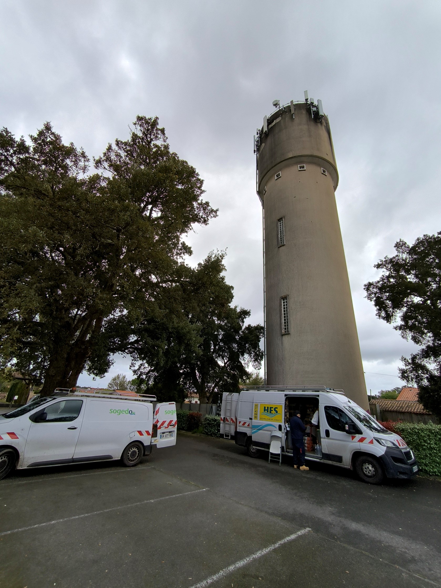 🚧 Intervention réussie sur le château d’eau de Lit-et-Mixe (Landes – 40) 🚧