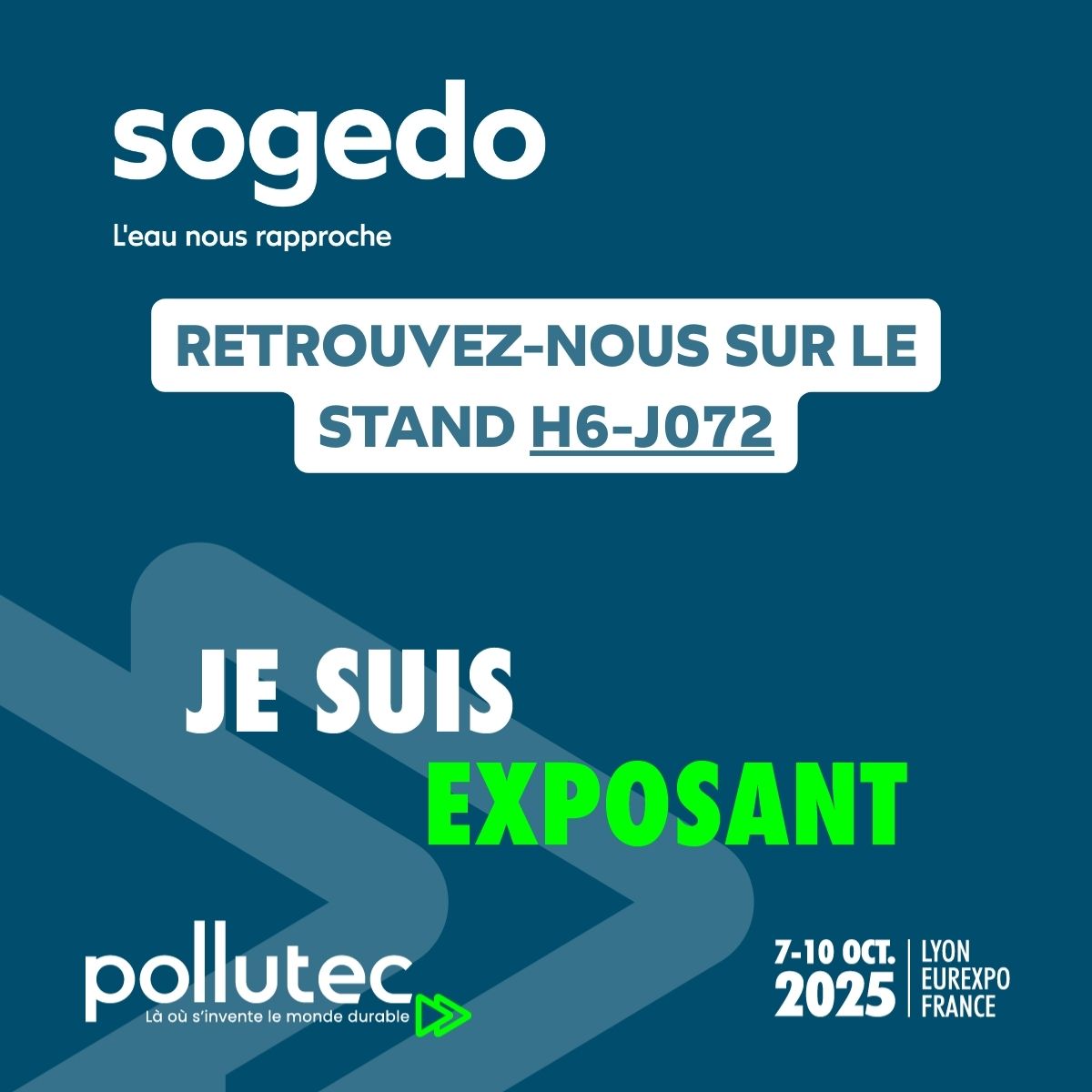 Sogedo au salon Pollutec 2025